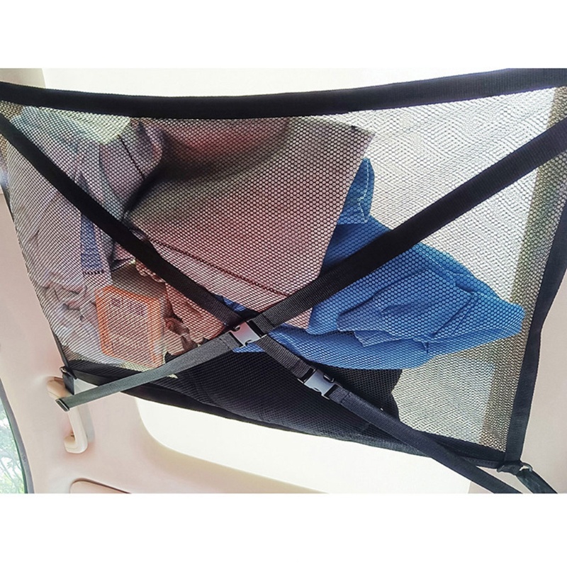 Túi Lưới Giữ Hàng Hóa Gắn Trần Xe Hơi Dễ Sử Dụng Hầu Hết Các Phương Tiện