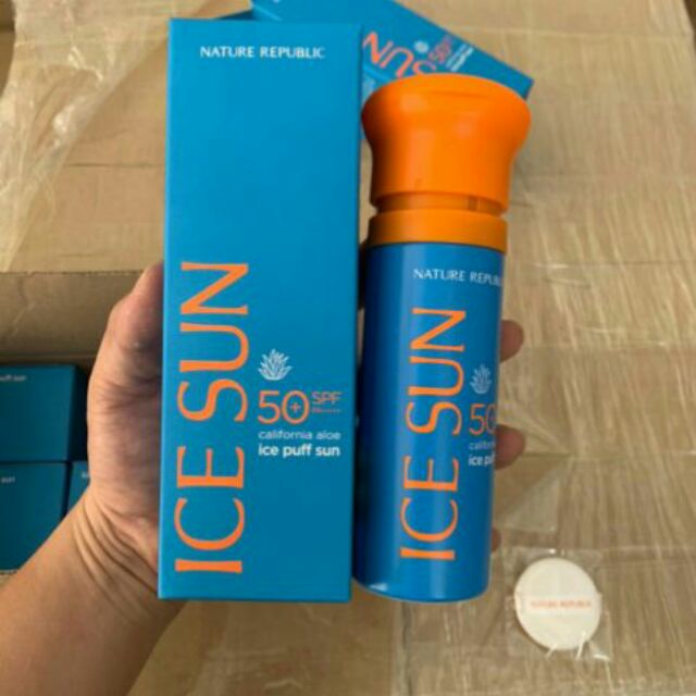 MẪU MỚI Kem chống nắng làm lạnh da ICE PUFF SUN SPF50+ PA+++