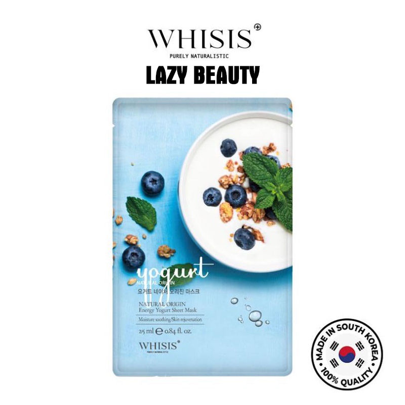 Mặt nạ sữa chua Whisis Nature Origin Energy