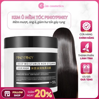 [Siêu mềm mượt] Kem ủ dưỡng tóc Pinky Pinky 500g phục hồi tóc hư tổn giảm gảy rụng