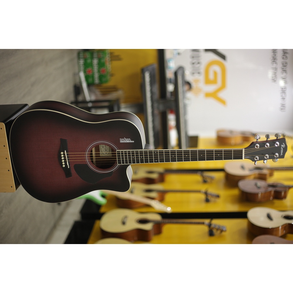 Đàn Guitar Acoustic Rosen G13 -Phân phối chính hãng, tặng kèm bao đàn,capo,pick