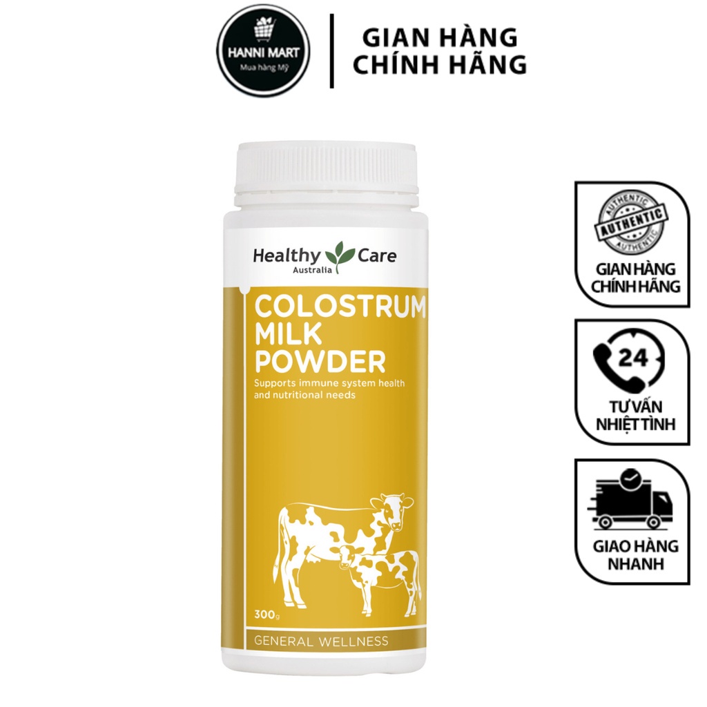 Sữa Bò Non Healthy Care Colostrum Milk Powder Hàng Nhập Khẩu Úc Hộp 300g