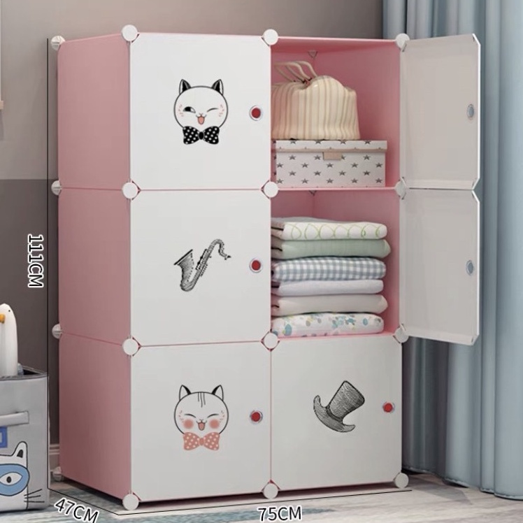 Tủ nhựa ghép đa năng gọn nhẹ V LUCKY HOUSE VLK14