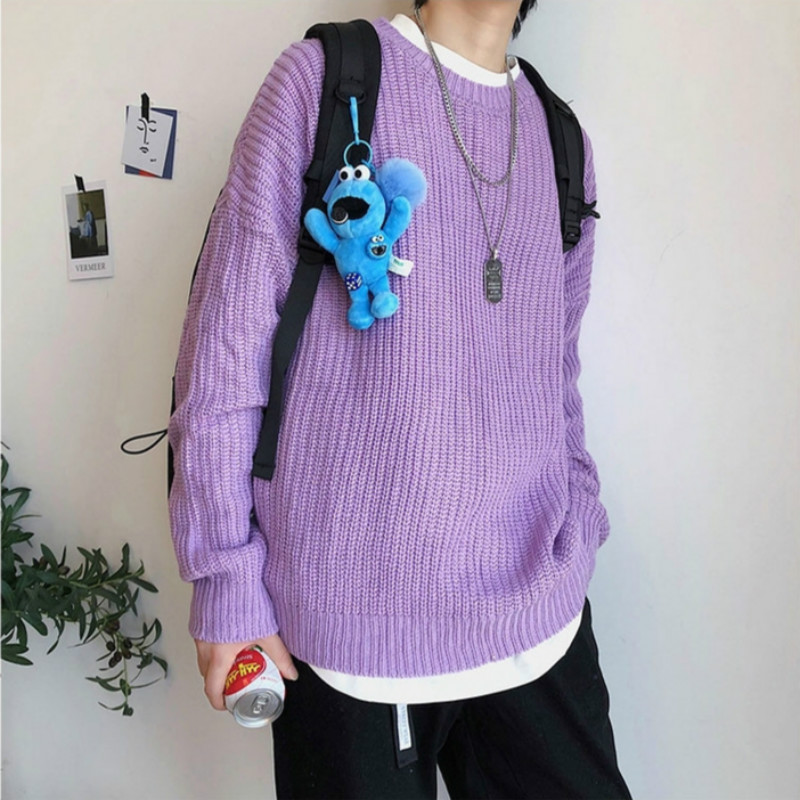 Áo sweater tay dài phong cách thời trang dành cho nam và nữ 9 màu tùy chọn