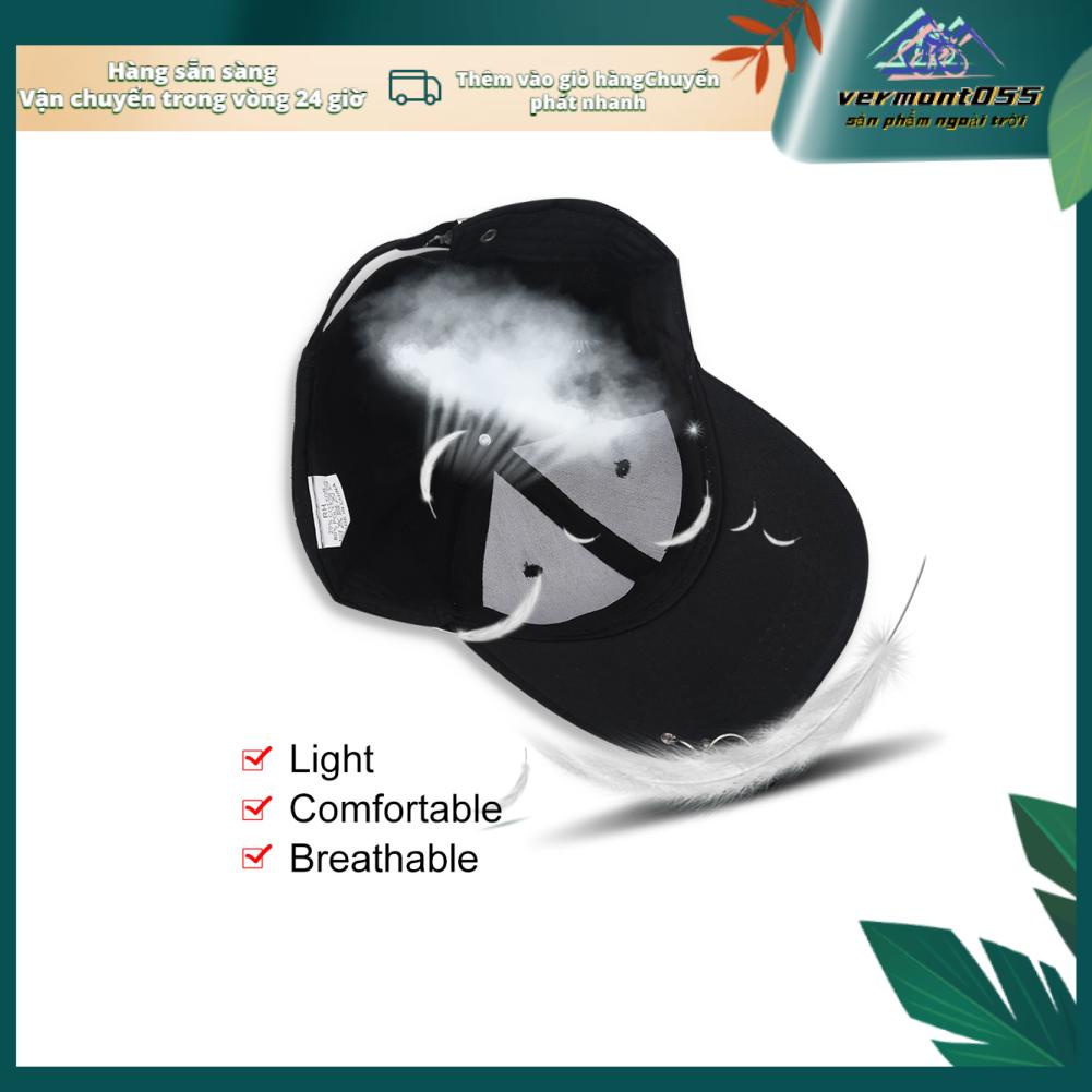 Vermont055 2Colors Unisex Sport Snapback Running Baseball Outdoor Curved Adjustable Summer Cap