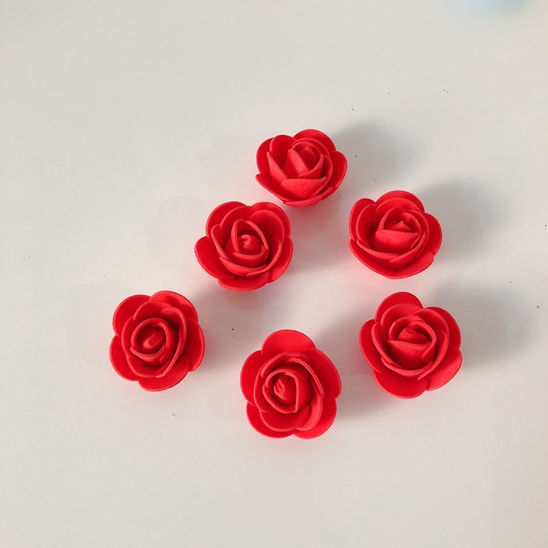 Hoa Xốp Gắp Gấu Thỏ, Gắn Vòng Hoa Kích Thước 3,5cm Túi 500 Bông