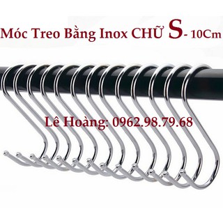 Móc Treo Bằng Inox 10Cm Chữ S 100 Chiếc GIÁ SỈ