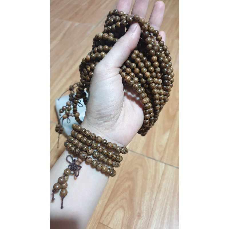 chuỗi gỗ muồng 108 6 ly