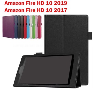 Bao da PU có thể gập lại cho Amazon Fire HD 10 2019 2017