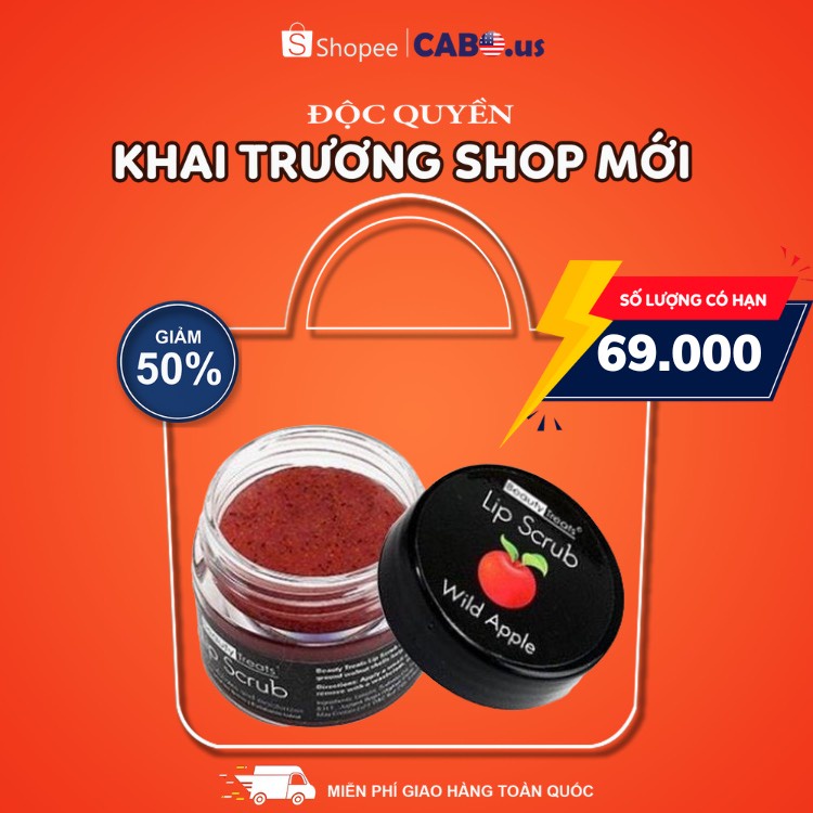Tẩy Da Chết Môi Beauty Treats Lip Scrub CABOUS012 giúp môi căng mọng, mềm mại