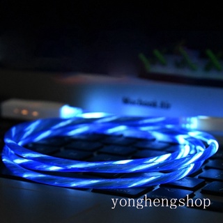 Cáp Sạc Có Đèn LED Cổng Type C Cho Điện Thoại Android