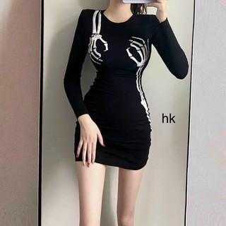 Đầm body tay dài