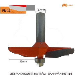 Mũi phay ván huỳnh cửa pn11 - mũi pano router hạ trám - đánh ván huỳnh