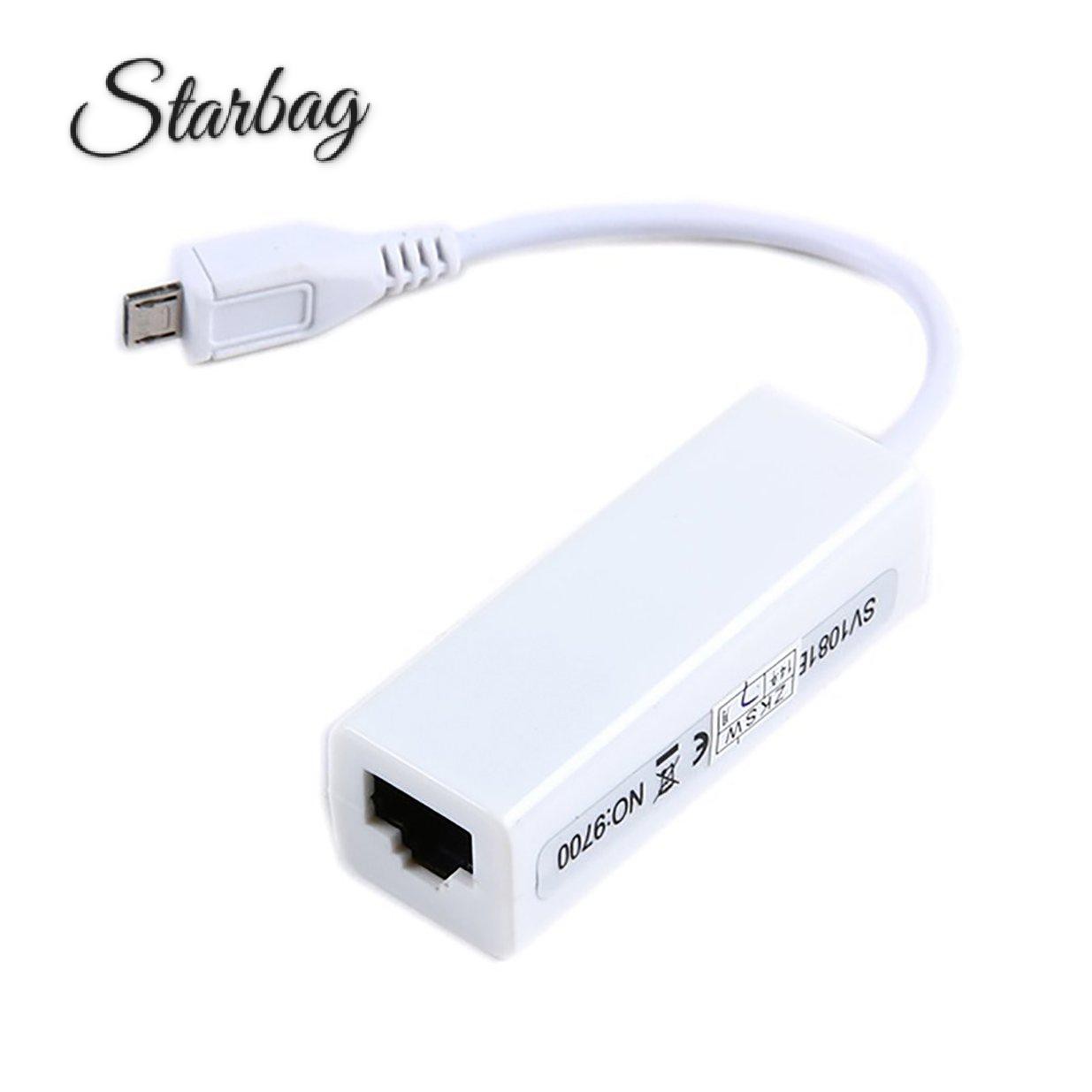 Bộ Chuyển Đổi Mạng Lan Sf Micro Usb 2.0 Sang Rj45 10m / 100mbps