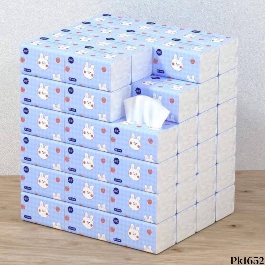 HOTThùng 40 Gói Giấy Ăn Thỏ Trắng Siêu Dai, Siêu Mịn dai dai, mềm mịn, giảm tới bến (Hàng Nội Địa Trung Quốc)