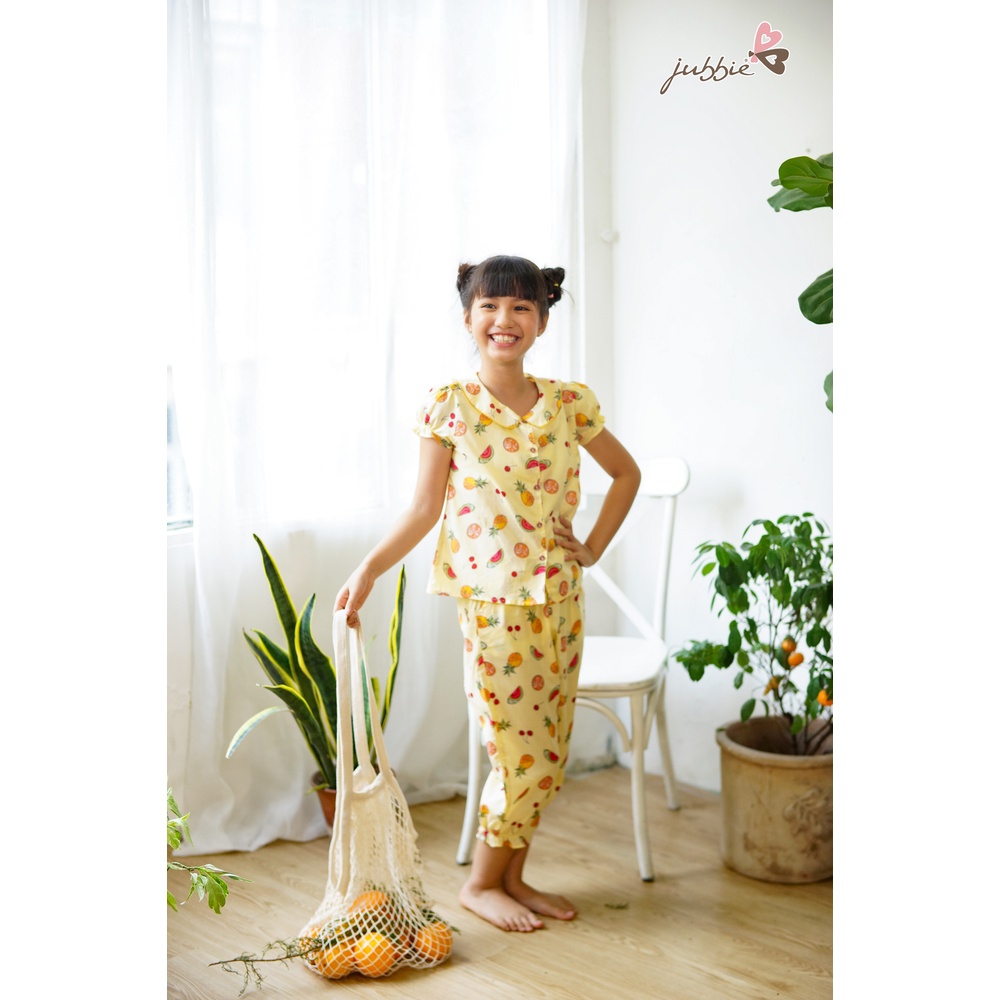 Đồ mặc nhà bộ dài áo tay ngắn Jubbie kids 83003