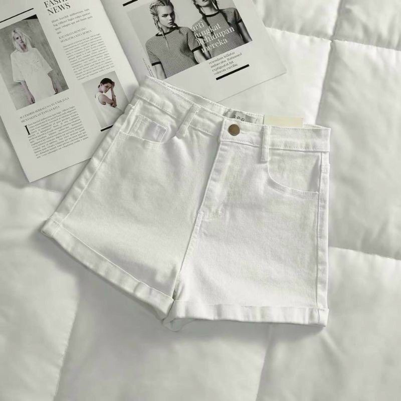 Quần đùi nữ- quần short kaki lật lai - Q02