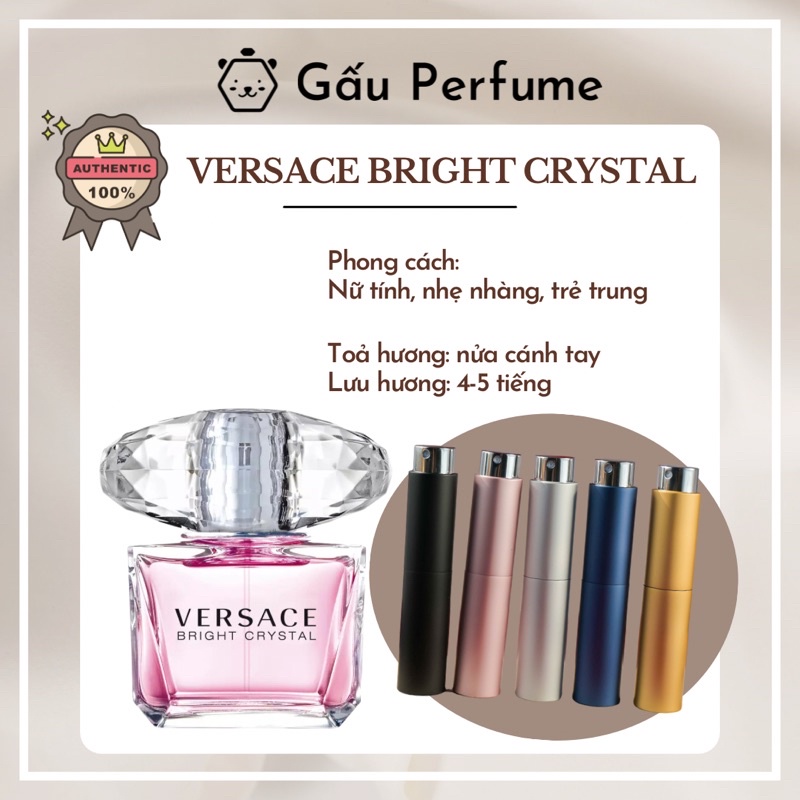 Nước hoa chiết/Mẫu thử VERSACE BRIGHT CRYSTAL chính hãng