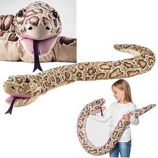 gấu bông con rắn , trăn chính hãng IKEA - DJUNGELSKOG Glove puppet snack burmese python giống như thật 1m6