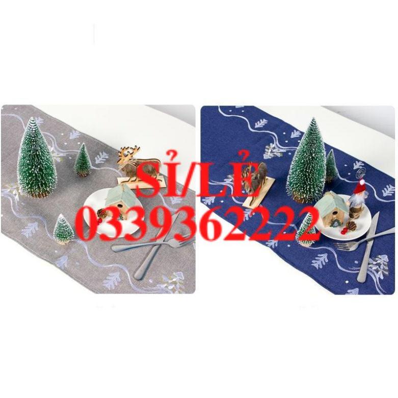 Christmas Christmas table runner embroidery table runner decoration birthday wedding Christmas table use MM