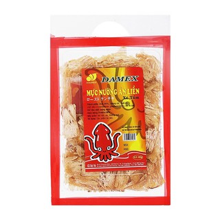 Mực xé tẩm ăn liền damex gói 80g