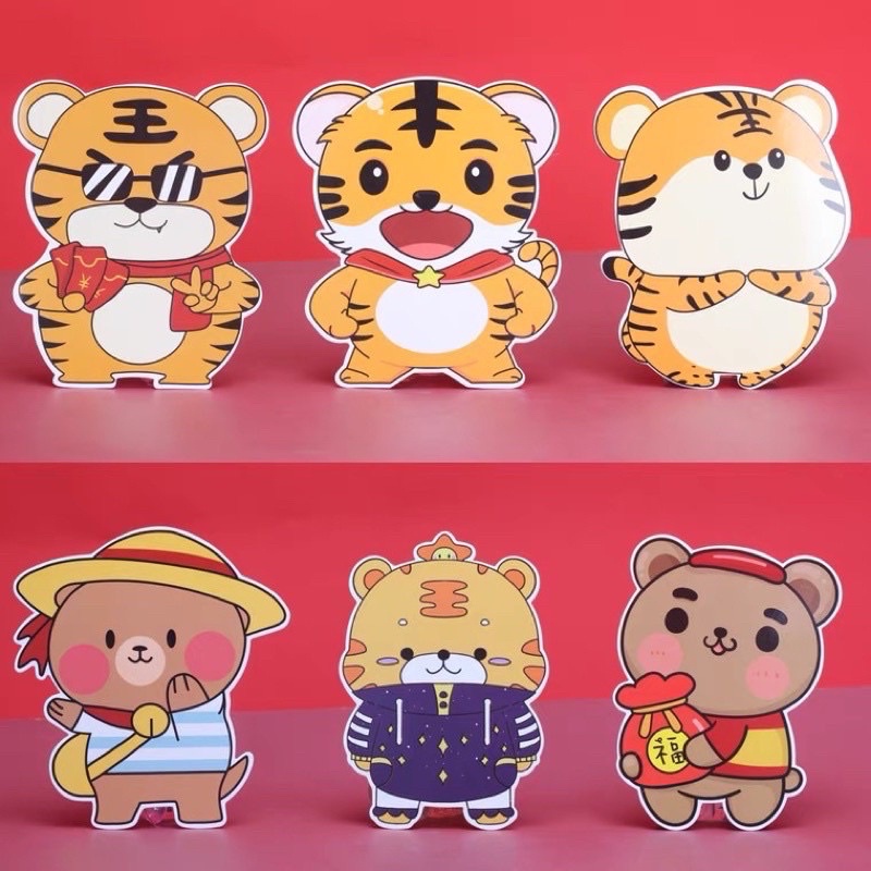 Combo 10 Bao Lì Xì Chibi Lì Xì Hoạt Hình Tết Nhâm Dần 2022 Mới Cao Cấp Đẹp Độc Lạ