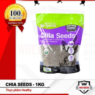 Hạt Chia Giảm Cân Absolute Organic Bịch 1kg - Australia - Chính hãng