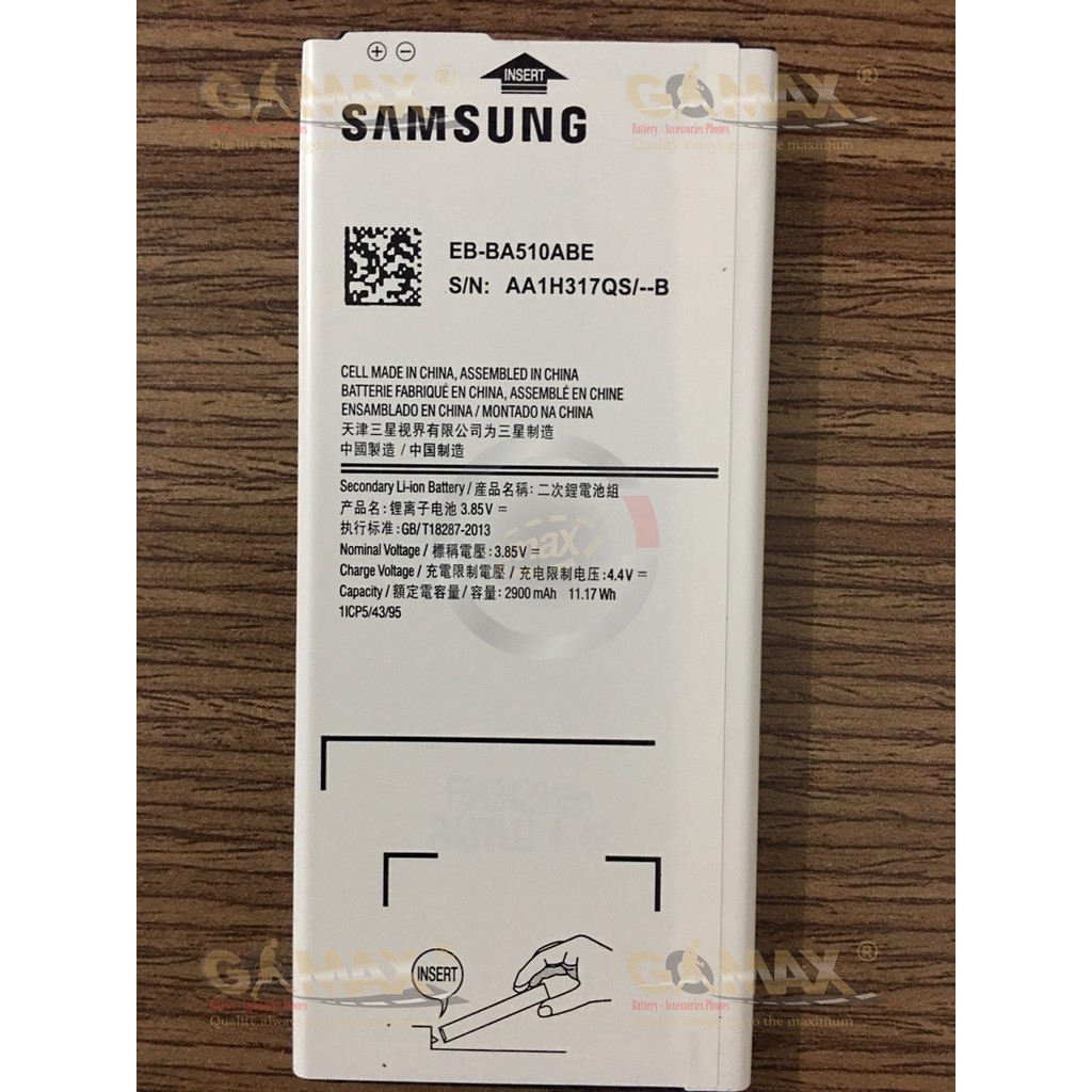 Pin Điện Thoại Samsung Galaxy A5 2016 Duos A510 EB-BA510ABE 2900mAh