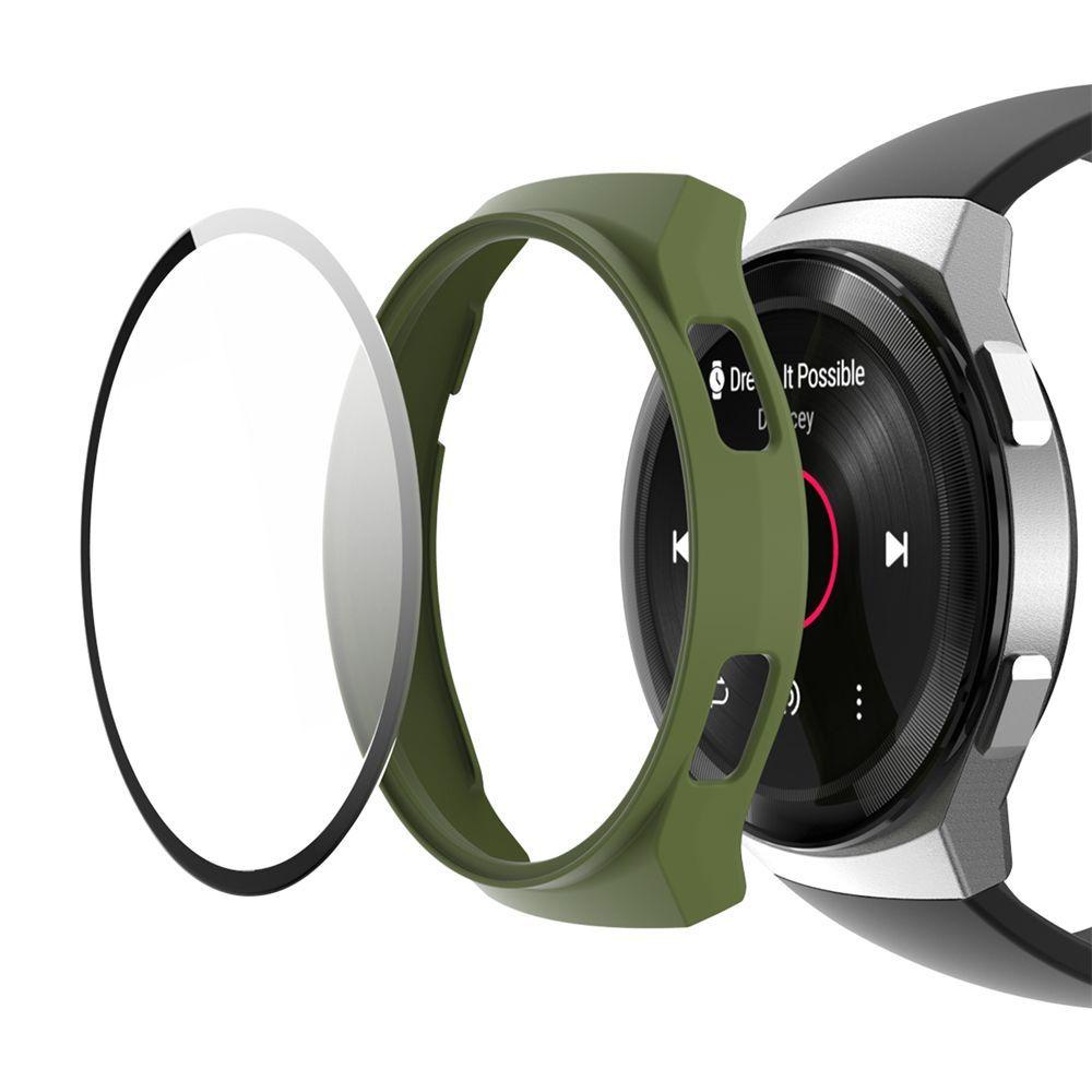 Ốp Bảo Vệ Mặt Đồng Hồ Bằng PC Cứng Nhám 9H Kèm Kính Cường Lực Cho HUAWEI WATCH GT 2e 46mm