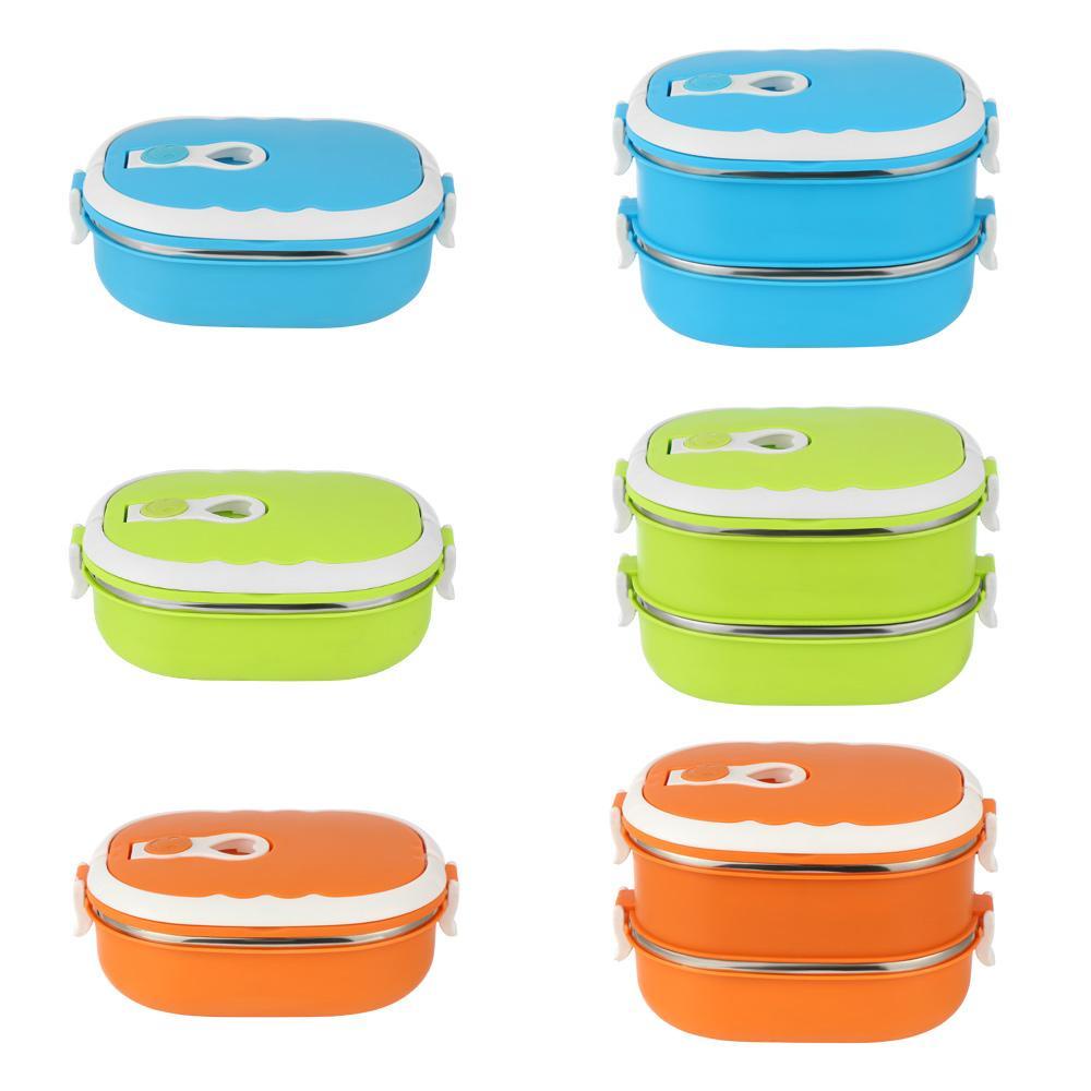 DIACHAVN Hộp Đựng Cơm Trưa Giữ Nhiệt Thân Thiện Với Môi Trường 900 / 1800ML
