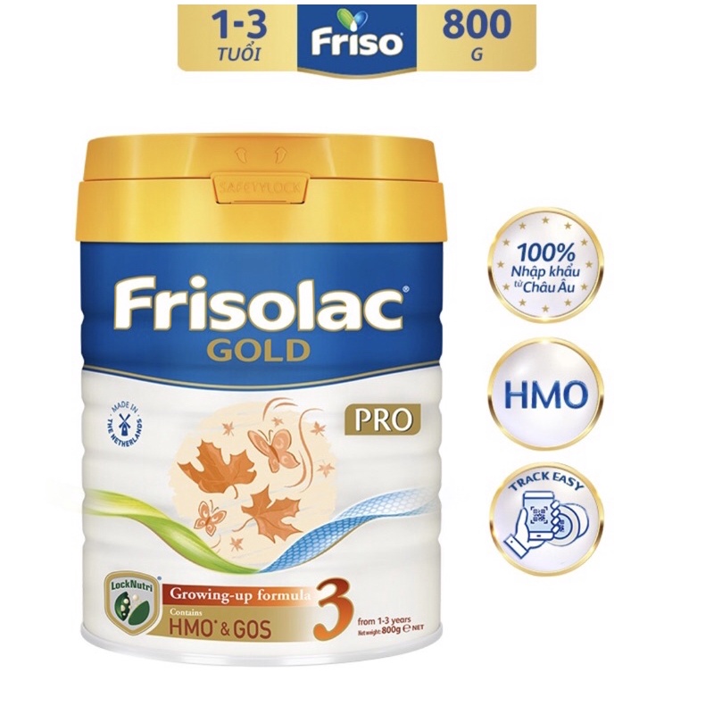 sữa bột Frisolac gold pro 3 800g date mới