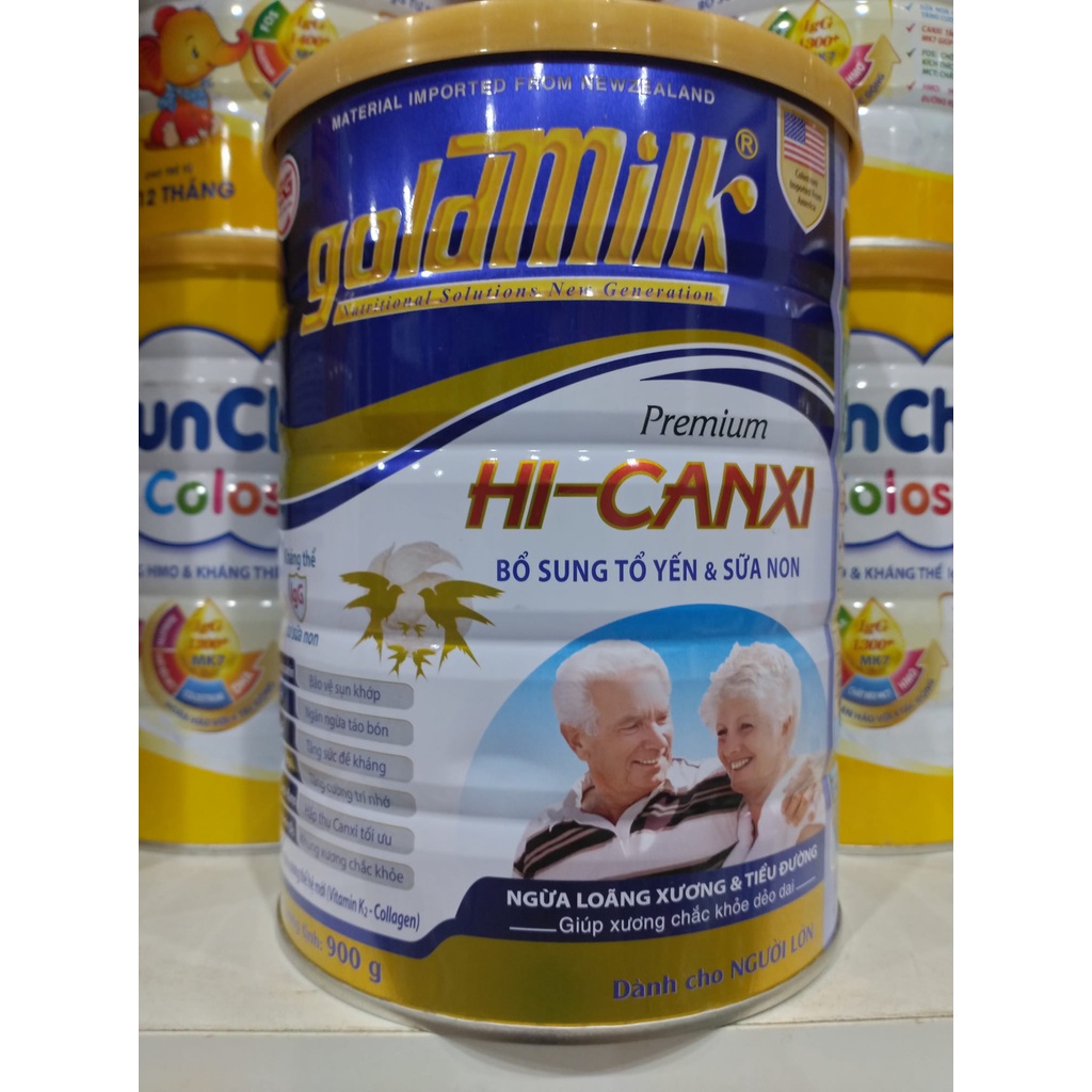 SỮA CHO NGƯỜI GIÀ Goldmilk Hi-Canxi - Ngăn ngừa Loãng Xương - Tiểu Đường