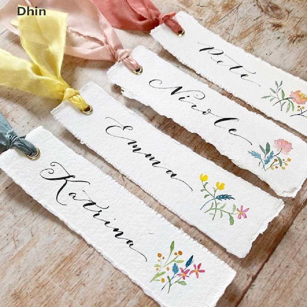 [Dhin] Cuộn Dây Ruy Băng Lụa Voan Rách Viền Trang Trí Bó Hoa Cưới