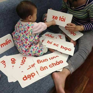 Bộ Từ Vựng Glenn Doman (100 thẻ Từ Đơn và 20 Thẻ Từ Ghép) (SP001288 )