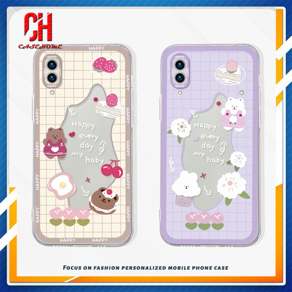 Ốp Điện Thoại Tpu Mềm Hình Gấu Thỏ Cho VIVO Y12S Y12 Y20 Y15S Y91C Y21 2021 Y21A Y21T Y30 Y21S Y20S Y12i Y01 Y91 Y30i Y93 Y95 Y15 Y17 Y50 V21 V23E Y75 T1 Y55 Y75 Y16 Y53S Y51 2020 Y51A Y33T Y10 Y33S Y1S Y11 Y31 Y20i Y91i Y90 Y51S Y12A Y33 Y11S Y30G