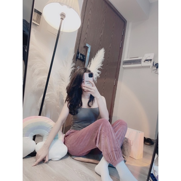 BÁN SỈ QUẦN NHUNG TĂM TÚI GẤU CHO NỮ