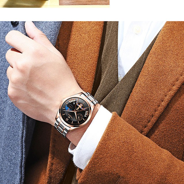 Đồng hồ nam chính hãng,Đồng hồ nam dây thép cao cấp không gỉ chính hãng FNGEEN  cao cấp đẹp 5606 - Aka Mart