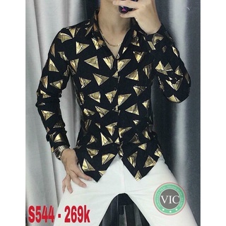 Áo sơ mi hoạ tiết 3D