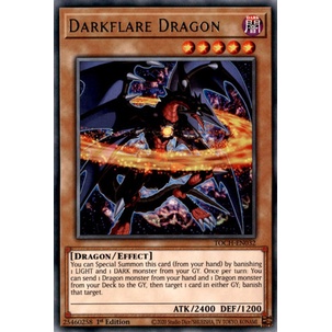 Thẻ bài Yugioh - TCG - Darkflare Dragon / TOCH-EN032'