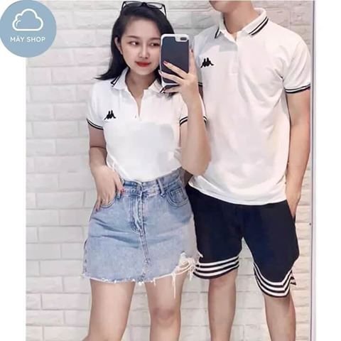 ÁO đôi thời trang cổ bẻ