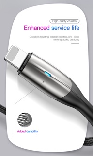 Cáp dù Baseus Horizontal có đèn Led Indicator Lamp Ligthing cho Iphone/IPad