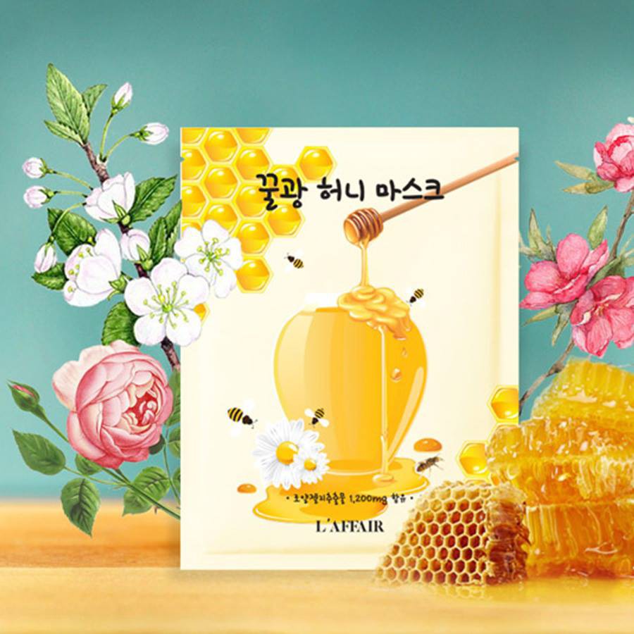 Mặt nạ chống lão hóa, mờ thâm, cấp ẩm Rainbow L'affair Honey Mask 25ml