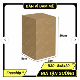 20x8x8 Hộp carton đóng hàng , sét 50 cái