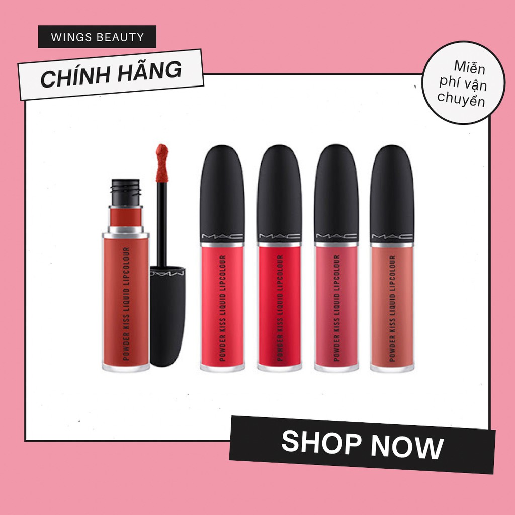 (NEW) MUA 1 TẶNG 1 - Son kem lì mịn MAC Powder Kiss Liquid Lipcolour