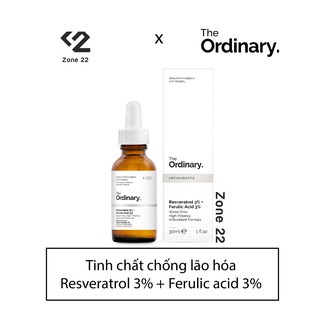 [ZONE 22] Tinh chất chống lão hóa Resveratrol 3% + Ferulic Acid 3%