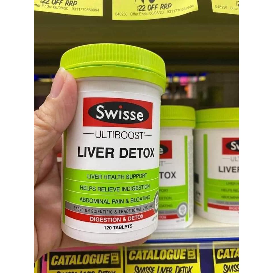 Viên uống thải độc gan Swisse Liver Detox 120 viên / 200 Viên