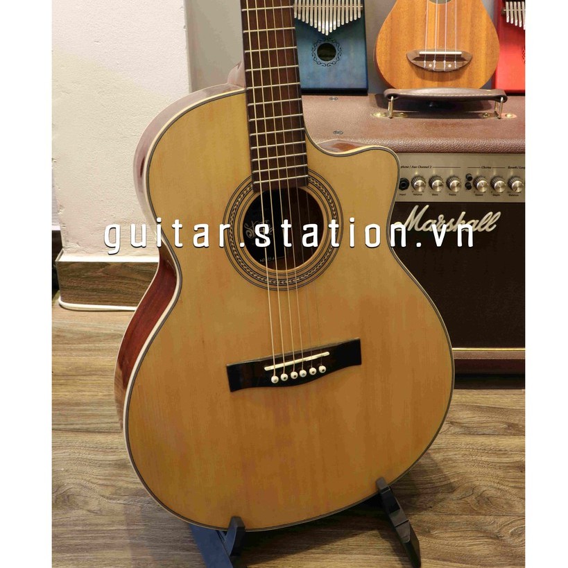 Đàn Guitar Đệm Hát Acoustic HD-199A - có ti chỉnh kèm phụ kiện