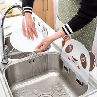 Miếng chắn nước bồn rửa chén ( con gấu trúc )