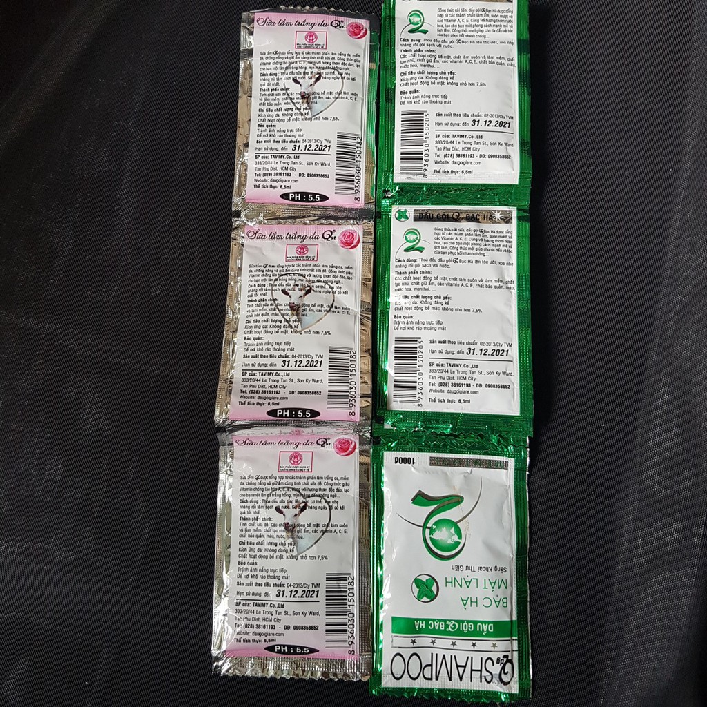 10 DÂY DẦU GỘI ĐẦU SHAMPOO DÀNH CHO NHÀ NGHỈ KHÁCH SẠN 1 DÂY 10 GÓI | BigBuy360 - bigbuy360.vn