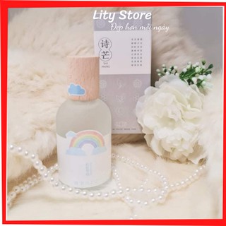 Nước hoa mini cầu vồng, mùi hương ngọt ngào từ hoa cỏ và trái cây, lọ 50ml